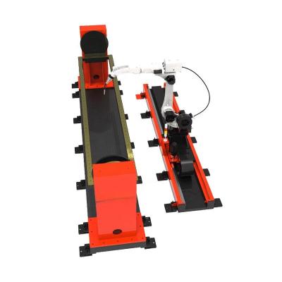 China 0.75-3kw Rotated Head Tail Working Table / Welding Rotating Positioner Table Tilting Table for sale