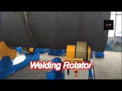 wireless control rubber wheel welding rotator with manual/automatic operation