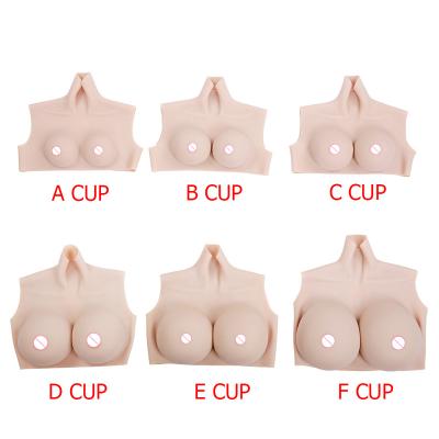 China Real Skin Feeling /Natural Feeling E Cup Crossdresser Realistic Silicone Artificial Breast for Man and Woman, Realest Wearable Silicone Breast for sale