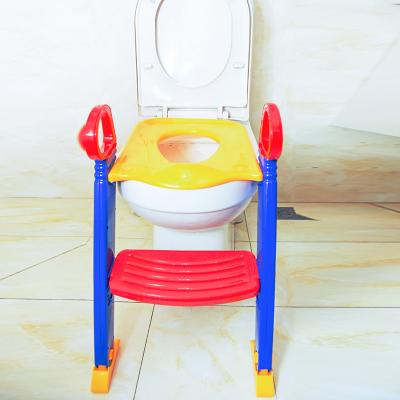 China 1-7 Years Old Factory Price Children Kids Potty Training Seat Plastic Folding With Step for sale