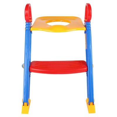 China 1-7 years old kids potty trainer plastic seat with 2 step ladder kids toilet trainer in toddler step stood for sale