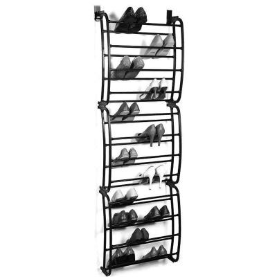 China (Size) 36pairs Adjustable Shoe Storage Shelf Rack Holder Over Door Organizer for sale