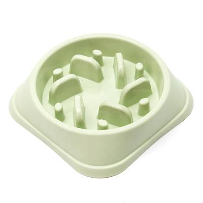 China Sustainable Non Clogging Slow Feeder Dog Bowl Consumption Pet Slow Food Feeding To Bloat Slow Stop Bowl for sale