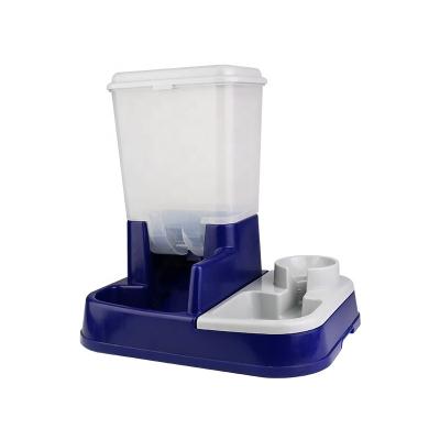 China Viable 2 in 1 Pet Feeder Dog Cat Feeder and Water Vending Machine for Pet Feeding for sale