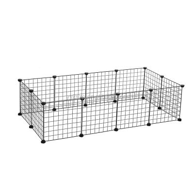 China Metal Viable Cage-Multifunctional for Small Animals, Indoor Portable Metal Wire Pet Playpen for Pet Guinea Pigs Rabbits Kennel Crate for sale