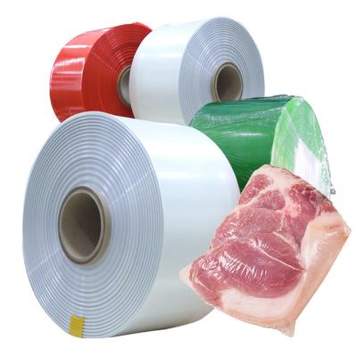 China Oxygen Barrier Tipack Film Roll PE POLYVINYLIDENE CHLORIDE Barrier Heat Shrink Film Roll For Meat Rabbits for sale