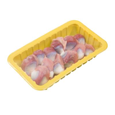 China OEM ODM Supplier Sealable Oxygen Barrier Available Disposable Food Packaging PP Plastic Packing Tray For Meat for sale