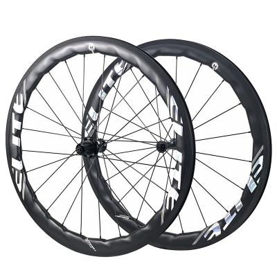 China Road Bicycles Road Bikes ELITEWHEELS BWS Carbon Road Bike Wheels 28mm Width Tubular Bicycle Wheel For Road Bike for sale