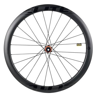 China Road Bikes ELITEWHEELS 650B Gravel Carbon Wheelset Road Disc Brake Cyclocross 45mm Depth 30mm Width Tubeless Wheels for sale