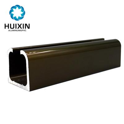 China Manufacturer supplier v-slot aluminum alloy extruded shower curtain track wall profile rod for roller blinds for sale