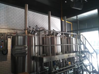 China Professional Commercial Beer Brewing Equipment Steam Heated Brewhouse For Pub for sale