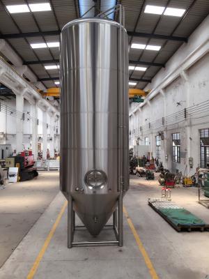 China 6 Meters Tall 160HL Stainless Steel Beer Fermentation Tank 60 Degree Cone Bottom for sale