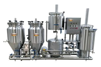 China Home Brewery Equipment , Nano Brewing Equipment Steam Heated for sale