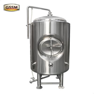 China ISO AISI 304 Horizontal Beer Storage Tank 180 BBL For Laboratory for sale