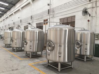 China Stainless Steel Jacketed Beer Brewing Tank , Hotel Beer Serving Tank for sale