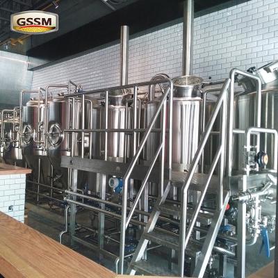 China 15 BBL Direct Fired Pub Brewery Equipment , AISI 304 Stainless Steel Brewhouse for sale