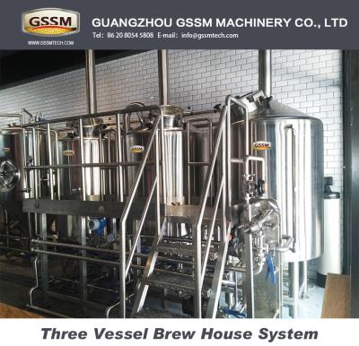 China Stainless Steel Pub Brewery Equipment  Electric Heated Brewhouse With Two Vessels for sale