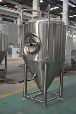 China Micro Brewing Equipment Stainless Steel Beer Fermenter With Dimple Jacketed for sale