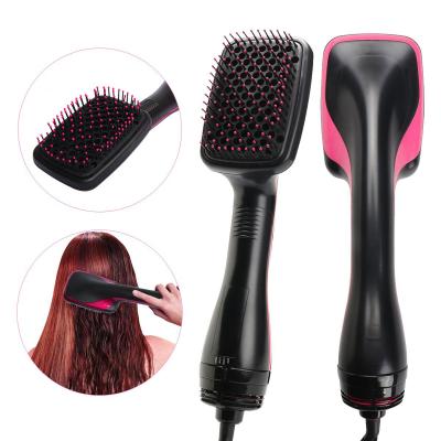 China Hot Selling Ionic Electric Hair Brush Dryer PTC Heating Hair Straightening Brush 1200W Powerful Blow Dryer Comb for sale