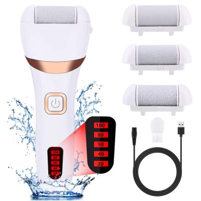 China Damage Feet USB Charging Portable Waterproof Electric Foot Scrubber Callus Remover Kit for sale