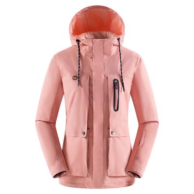 China Customized Waterproof Material 100% Polyester Anorak Winter Waterproof Jackets For Women 2021 for sale