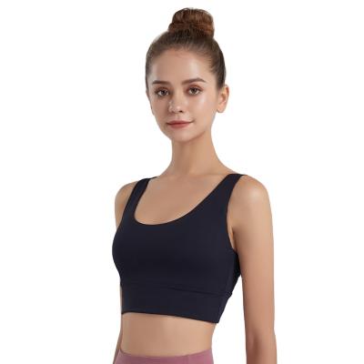 China Breathable Women's Wholesale Custom Bra Cup Racerback Sports Thin Elastic For Bras for sale