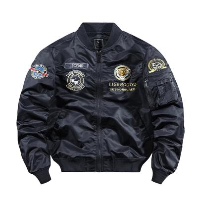 China Wholesale custom high quality jacket logo BOMBER JACKETS windproof jacket men for sale