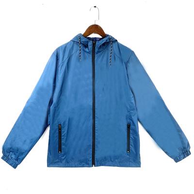 China Custom Hood Jacket Autumn Waterproof Plain Anorak Plus Size Mens Jackets for sale