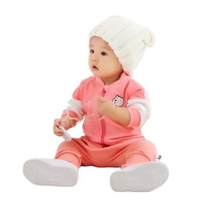 China Custom Baby Jackets&Outwears Elegant Printing And Embroidery Jacket 96% Months Windproof 6 0 - 3 Cotton 4% Spandex Baby Jackets&Outwears for sale