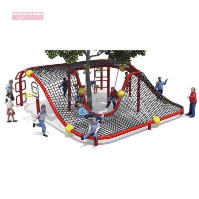 China LLDPE Around Tree Climber Rope Spider Web Net Playground for sale