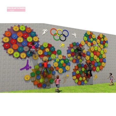 China LLDPE Custom Design Wall Climbing Frame With Slide for sale