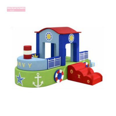 China PVC & Soft Set Soft Set Day Care Sponage Sailing Boat Play Set for sale