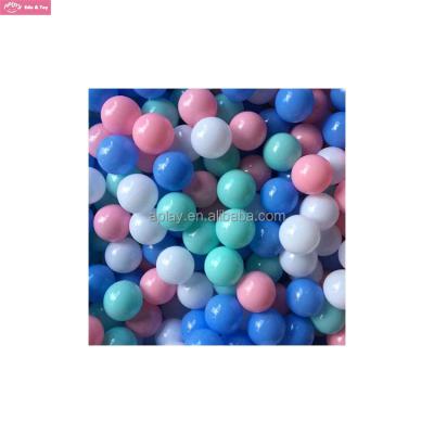 China PE Mixed Color Ocean Ball Game Plastic Air Filled Balls For Baby Kids Tent Bath Toys for sale