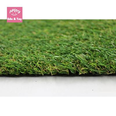 China Amusement Park Kid Kindergarten Playground Grass For Kids Track Running Material And Colorful Fake Grass For Preschool for sale