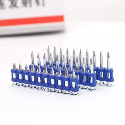 China Flat Fastener Gas Nail Key Flat High Quality Concrete Shooting Nail for sale