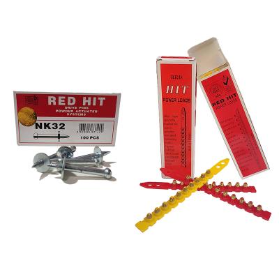 China RED Nail Gun Mark 6.8*11mm Tape Power Shot Hit Loads For Nail Shooting Gun for sale