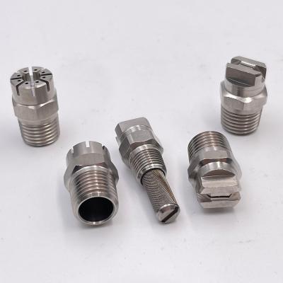 China High quality flat mouth water jet nozzle stainless steel water jet nozzle has filter spray nozzle for sale