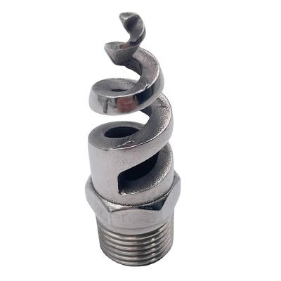 China Wholesale High Quality Stainless Steel Spiral Spray Nozzle Mouth Jet Head Factory Hot Sale Flat Nozzle for sale