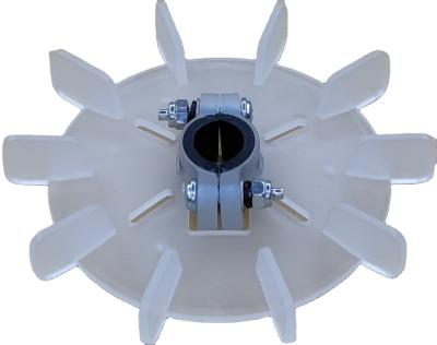 China PP/PA plus fiberning the blade high temperature resistant plastic polypropylene wind accessories heat dissipation electronic impeller for sale