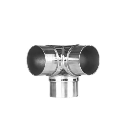 China Pipe Lines Connect Series 304 316 Wholesale Stainless Steel Polished Welded 3 Way Connector Pipe Fitting Elbow for sale