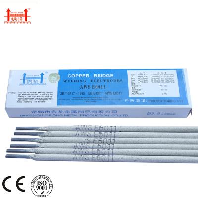 China Low Carbon Ms Welding Electrode 6011 Rod 5/32