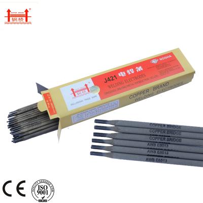 China 3.2mm 2.5mm carbon steel welding rod aws e6013 welding electrode soft mild carbon steel for sale