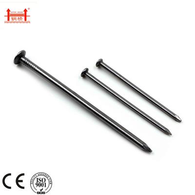 China China steel manufacturer directly supply the raw material of bright duplex head wire nail nail for sale