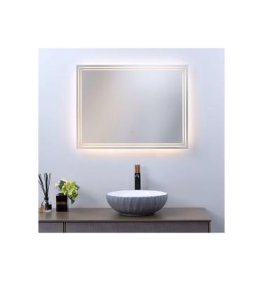 China Online Tech Support Illuminated Smart Bathroom Mirror With Led Lights for sale