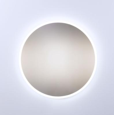 China 800mm Bright Round Shape And Bathroom Wall Mounted Home Decorated Light Mirror Anti Fog Anti Fog Shower Mirror for sale