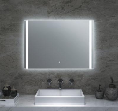 China Hot Sale 650*450mm Bright Rectangle Shape And Wall Mounted Light Mirror for sale