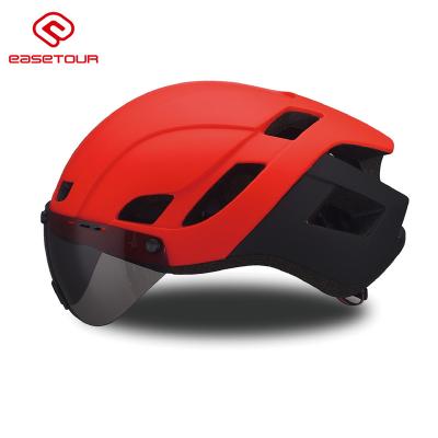 China PC fancy color design road bicycle helmet in mold for sale