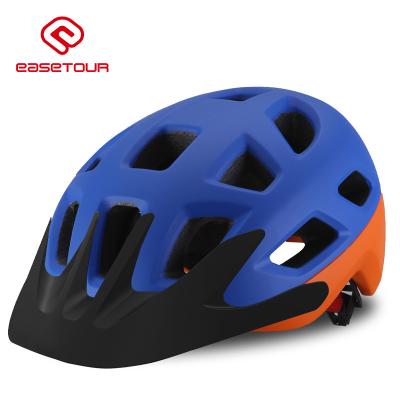 China Protect EASETOUR Inmold Enduro Head Bicycle Racing Helmets Good Quality Cycling Cycling Helmet With Sun Visor for sale