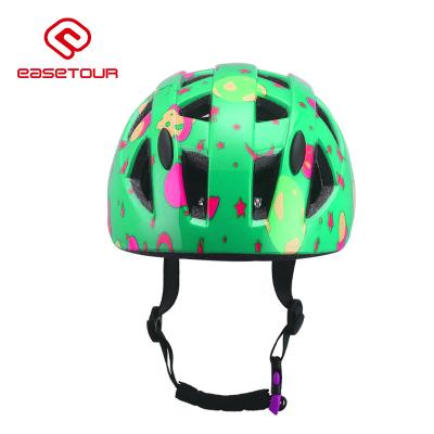 China EASETOUR High Durable Professional Popular Cycling Helmets ENV LED Breathable Safety Kids Bike Helmet for sale