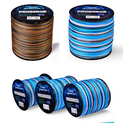 China WeiHe Sink Tip Float Locator 300m 500m 1000m 4 Weaves Fishing Line 2 Colors for sale